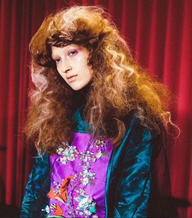 A look from AV Robertson's first solo presentation (c/o AV Roberston Instagram)